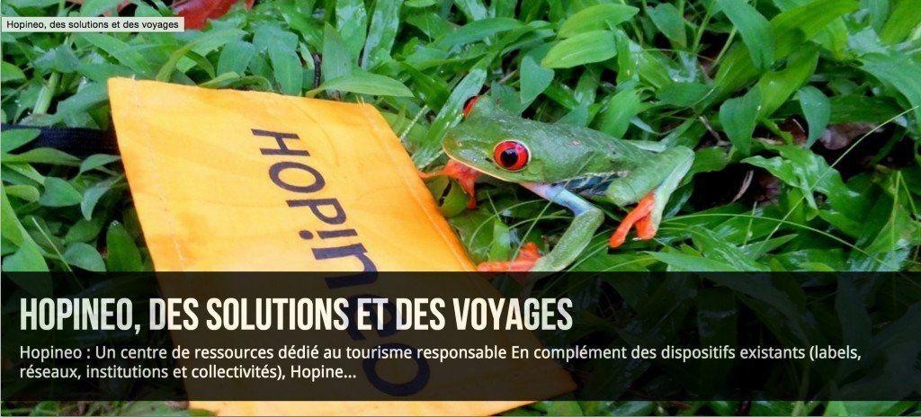 Hopineo association pour le tourisme durable